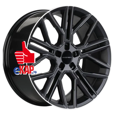 Khomen Wheels 9,5x21/5x120 ET49 D72,6 KHW2101 (Range Rover) Black matt MR