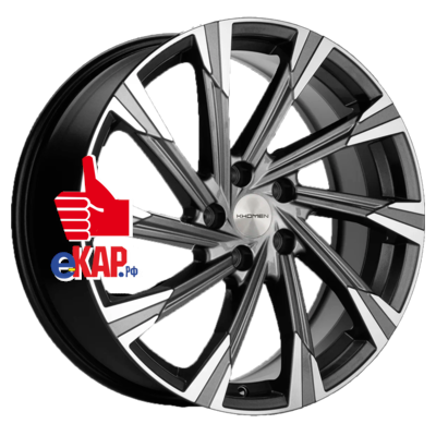 Khomen Wheels 7,5x19/5x114,3 ET50,5 D67,1 KHW1901 (Kia Sportage) Gray-FP