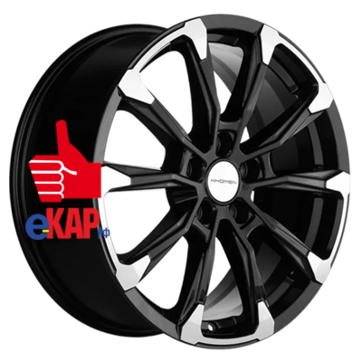 Khomen Wheels 7,5x18/5x110 ET40 D67,1 KHW1808 (Evolute i-Joy) Black-FP
