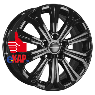 Khomen Wheels 6,5x16/5x108 ET50 D63,3 KHW1610 (Focus) Black