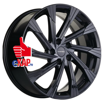 Khomen Wheels 7,5x19/5x114,3 ET40 D60,1 KHW1901 (NX/Rav4) Black