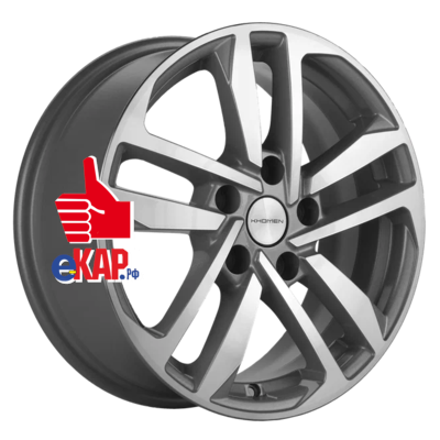 Khomen Wheels 6,5x16/5x114,3 ET47 D66,1 KHW1612 (Fluence/Juke) F-Silver-FP