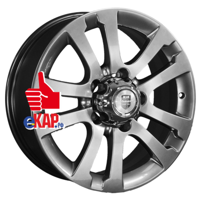 K&K 7x18/5x139,7 ET35 D108,5 Сахара-Patriot (КС1056) Дарк платинум