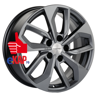 Khomen Wheels 7x17/5x114,3 ET45 D67,1 KHW1703 (CX-5/i40/X-Trail) Gray