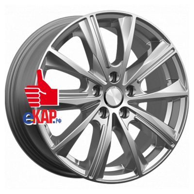 K&K 7x16/5x110 ET38 D67,1 Арнар (КС904) Дарк платинум