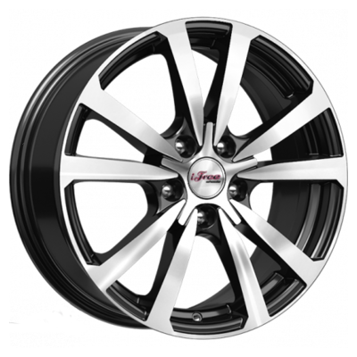 iFree 7x17/5x114,3 ET40 D66,1 Бэнкс (КС645) Блэк Джек