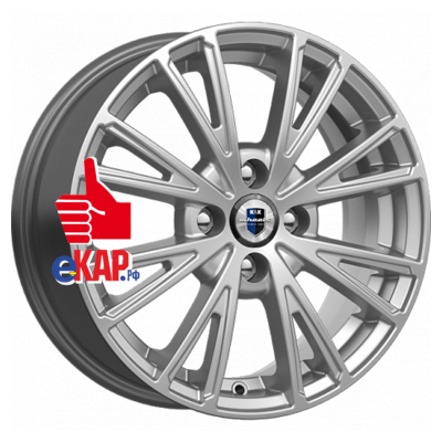 K&K 6x15/4x100 ET50 D60,1 Меандр-оригинал (КС888) Дарк платинум