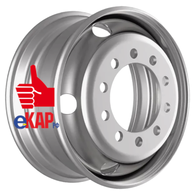 Accuride 6,75x17,5/10x225 ET129,5 D176 M20 Silver (RZB14018OE) (10,5 мм) 3 150 кг