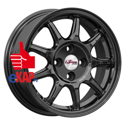 iFree 5,5x14/4x98 ET35 D58,5 Эвил (КС1068) BK