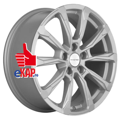 Khomen Wheels 7,5x18/5x108 ET46 D63,4 KHW1808 (Tugella/Jaguar XF/F-Pace) F-Silver