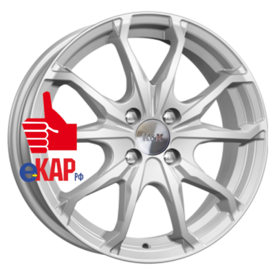 K&K 6x16/4x100 ET41 D60,1 Brent-оригинал (КС733) Блэк платинум