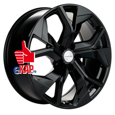 Khomen Wheels 8,5x20/5x112 ET37 D66,5 KHW2006 (Audi) Black ( ORG)