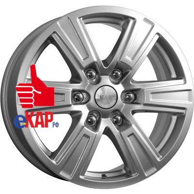 K&K 7x17/6x139,7 ET31 D77,9 Олеан-6 (КС361) Сильвер