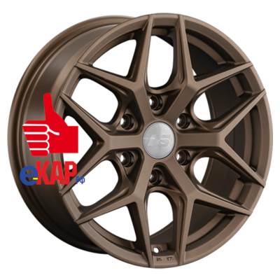 LS 8x17/6x139,7 ET36 D100,1 1303 BZSD (конус, Колпак+лого)