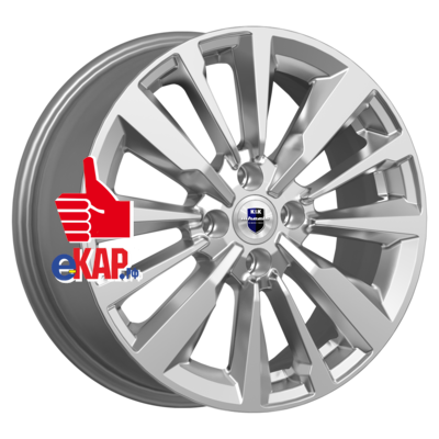 K&K 6,5x16/4x100 ET37 D60,1 Эрман (КС997) Дарк платинум
