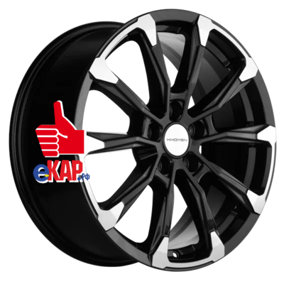 Khomen Wheels 7,5x18/5x114,3 ET50 D67,1 KHW1808 (K5/Santafe) Black-FP