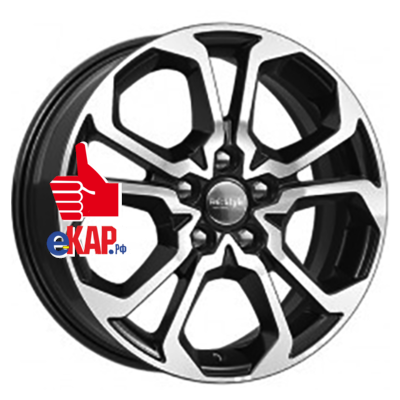 K&K 6,5x17/5x114,3 ET50 D60,1 КС892 Алмаз черный