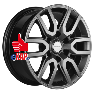 Khomen Wheels 8x17/6x139,7 ET36 D100,1 KHW1723 (Tank 300) Gray