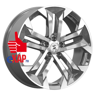Premium Series 7,5x19/5x108 ET47 D60,1 КР015 (Jaecoo J7) Diamond Gloss Graphite