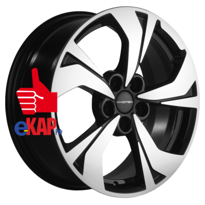 Khomen Wheels 7x17/5x108 ET33 D60,1 KHW1724 (Exeed LX) Black-FP