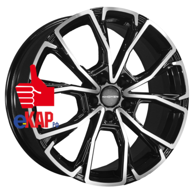 Khomen Wheels 7,5x19/5x108 ET38 D60,1 KHW1907 (Jetour X70/X90 Plus) Black-FP
