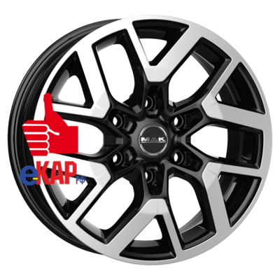 MAK 7,5x17/6x139,7 ET33 D100,1 Gravel Black mirror