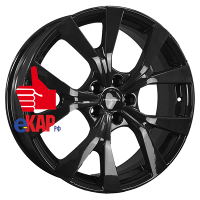 Khomen Wheels 7x19/5x114,3 ET49 D60,1 KHW1906 (Evolute i-SKY) Black