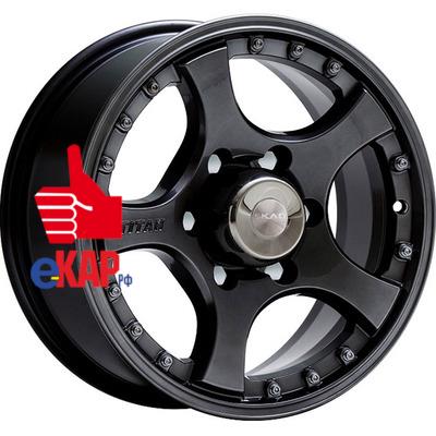 СКАД 7x16/5x139,7 ET20 D109,7 Титан (КЛ139) Черный бархат