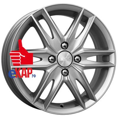 K&K 6x16/4x100 ET52 D54,1 Монтеррей-оригинал (КС534) Блэк платинум