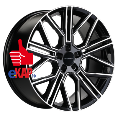 Khomen Wheels 9,5x21/5x112 ET36 D66,6 KHW2101 (E-tron) Black-FP