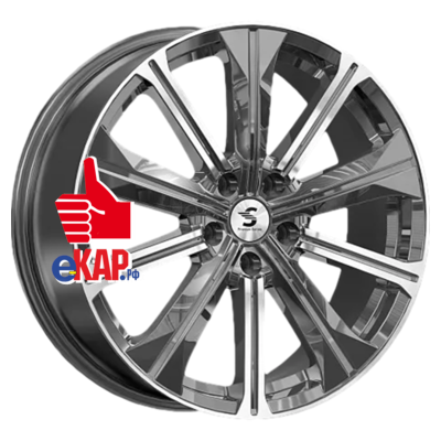 Premium Series 7x19/5x114,3 ET40 D64,1 КР013 (Haval F7/F7x) Diamond Gloss Graphite