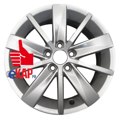 СКАД 6x15/5x100 ET40 D57,1 Original Tosa VW Polo Silver