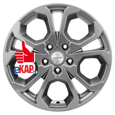 Khomen Wheels 6,5x17/5x114,3 ET50 D66,1 KHW1711 (Arkana/Kaptur) Gray