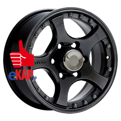 СКАД 7x16/5x139,7 ET35 D109,7 Титан (КЛ139) Черный бархат новый