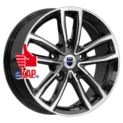 K&K 6,5x17/5x114,3 ET37 D66,6 Каланг (КС1086) Алмаз черный