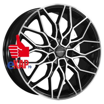 Khomen Wheels 7x18/5x108 ET46 D63,4 KHW1813 (Geely Monjaro/Tugella) Black-FP