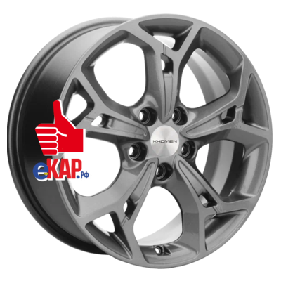 Khomen Wheels 7x17/5x112 ET49 D57,1 KHW1702 (Octavia) Gray