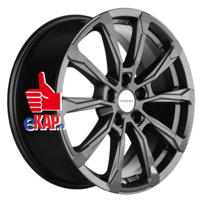 Khomen Wheels 7,5x18/5x108 ET46 D63,4 KHW1808 (Tugella/Jaguar XF/F-Pace) Gray