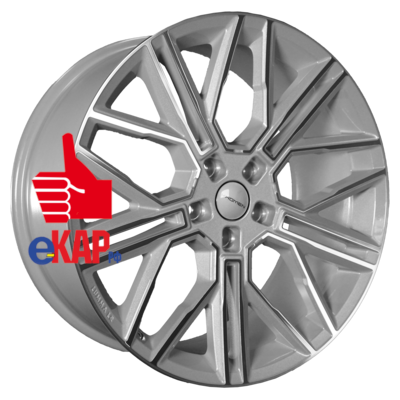 Khomen Wheels 9,5x21/5x120 ET45,5 D62,5 KHW2101 (Li 7/9) F-Silver-FP