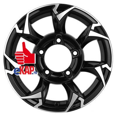 Khomen Wheels 5,5x15/5x139,7 ET5 D98,5 KHW1505 (Lada NIVA 4x4) Black-FP