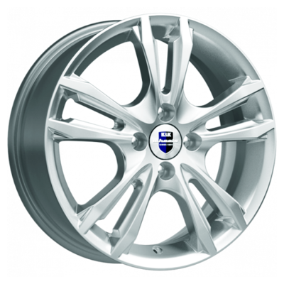 K&K 6x16/4x98 ET35 D58,5 Samara (КС866) Сильвер SK
