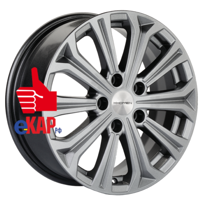 Khomen Wheels 6,5x16/5x114,3 ET43 D67,1 KHW1610 (Huyndai/Kia) Gray