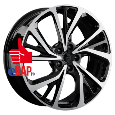 LS Forged 7x19/5x108 ET52 D60,1 LS FG22 BKF (конус, C570)