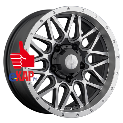 LS 8x17/5x150 ET0 D110,1 1341 MBF (конус, Колпак+лого)