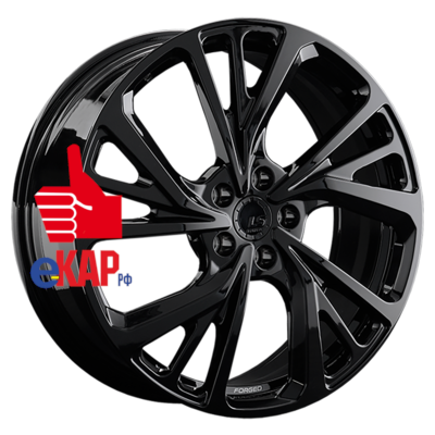 LS Forged 7x19/5x108 ET36 D65,1 LS FG22 BK (конус, C570)