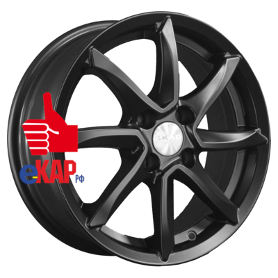 СКАД 6x15/4x100 ET50 D60,1 Osaka (КЛ317) Черный бархат