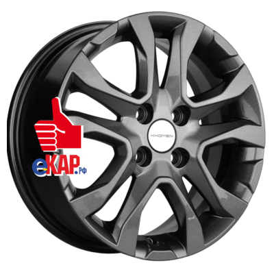 Khomen Wheels 6x15/4x100 ET50 D60,1 KHW1503 (Vesta) Gray