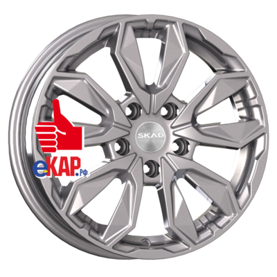 СКАД 6x16/4x100 ET41 D60,1 Сочи (КЛ309) Arctic grey