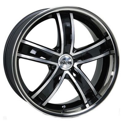 Antera 10x22/5x112 ET52 D66,6 381 Diamant black front and lip polished