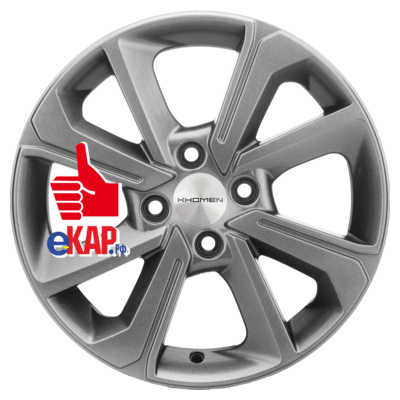 Khomen Wheels 6x15/4x100 ET46 D54,1 KHW1501 (Rio/Solaris) G-Silver